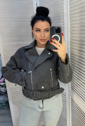 Куртки кожзам женские оптом 04367512 7129-100