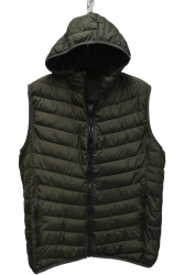 Жилетки мужские (зеленый) оптом 95864302 E02-13