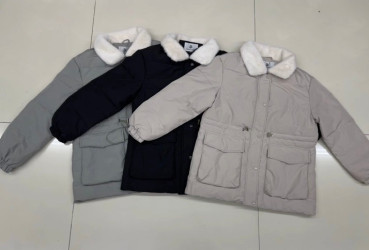Куртки демисезонные женские (серый) оптом Китай 40861297 259-2