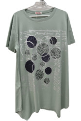 Футболки женские БАТАЛ оптом 04265981 8905-187