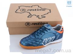 Футбольная обувь, Restime оптом Restime DWB23655 navy-silver