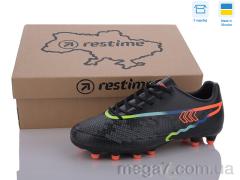Футбольная обувь, Restime оптом DWB24141-2 black