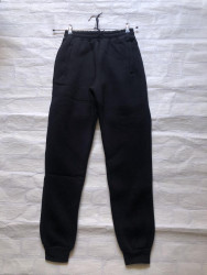 Спортивные штаны мужские на флисе (black) оптом 70462589 04-12