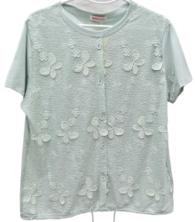 Футболки женские БАТАЛ оптом 59821670 8821-131