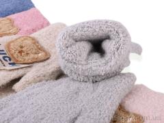 Перчатки, Королева оптом 5206 (тедди) mix