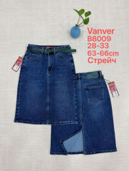 Юбки джинсовые женские VANVER оптом Vanver 25481309 B8009-19