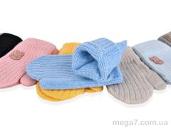 Варежки, RuBi оптом 2723 mix