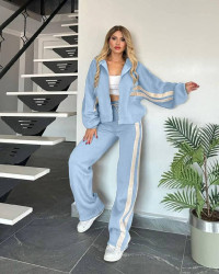 Спортивные костюмы женские на флисе оптом 90458621 1023-225