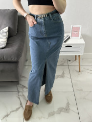 Юбки джинсовые женские оптом 52031469 7223-14