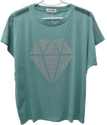 Футболки женские БАТАЛ оптом 23897460 1235-121