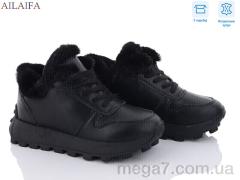 Кроссовки, Ailaifa оптом 2305a black