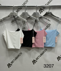 Топы женские (голубой) оптом 46735912 3207-144