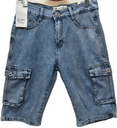 Шорты джинсовые мужские ПОЛУБАТАЛ оптом 53792081 8958-200