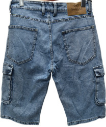 Шорты джинсовые мужские ПОЛУБАТАЛ оптом 53792081 8958-200