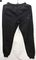 Спортивные штаны мужские на флисе (black) оптом 23861759 01-4