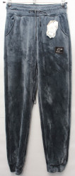 Спортивные штаны женские БАТАЛ на меху оптом 73508621 A503-120