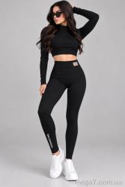 Лосины, Sport style оптом 2922 чорний