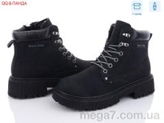 Ботинки, QQ shoes оптом JP17-1 black