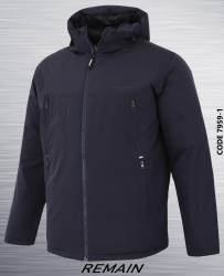 Куртки зимние мужские БАТАЛ (темно-синий) оптом 26371405 7959-1-44