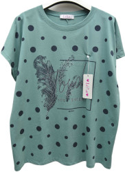 Футболки женские БАТАЛ оптом 21087596 9811-210