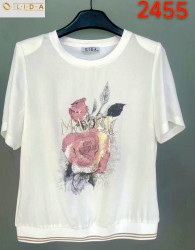 Футболки женские БАТАЛ оптом 53170862 2455-1