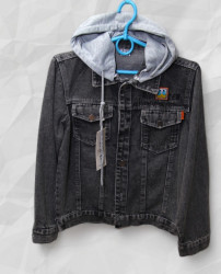 Куртки джинсовые подростковые YGBB (серый) оптом 46109352 ZH0301-219