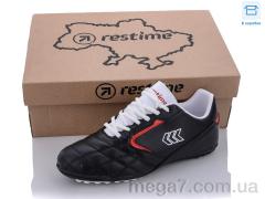 Футбольная обувь, Restime оптом DWB22030-1 black-white-red