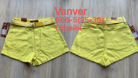 Шорты джинсовые женские VANVER оптом Vanver 97620183 666-5-4