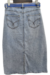 Юбки джинсовые женские ПОЛУБАТАЛ оптом 28593704 8172-110