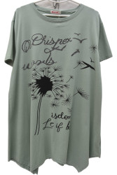 Футболки женские БАТАЛ оптом 64203185 8901-169