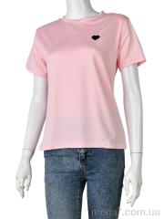 Футболка, Мир оптом 4349-Heart-3 pink