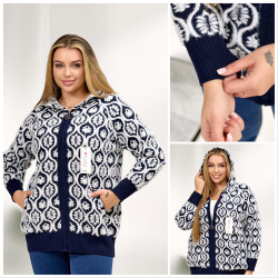 Кардиганы женские БАТАЛ оптом 79163485 001-118
