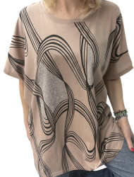 Футболки женские БАТАЛ оптом 03152476 26010-74