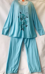 Ночные пижамы женские БАТАЛ оптом 45027698 B89-48