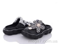 Кроксы, Shev-Shoes оптом 8658 black