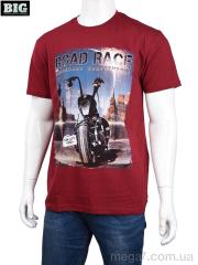 Футболка, BIG оптом 3707-116-7 bordo