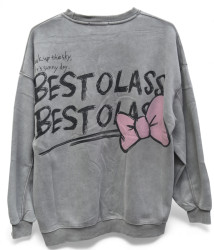 Свитшоты женские на флисе оптом 97360521 16548-7