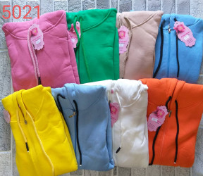 Спортивні кофти жіночі БАТАЛ на флісі оптом.