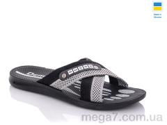 Шлепки, DeMur оптом TRK STL black-grey