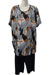 Костюмы женские БАТАЛ оптом 80674235 04-325