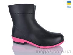 Резиновая обувь, Зручне взуття оптом 8 чорний