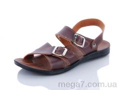 Шлепки, Makers Shoes оптом 3589 brown