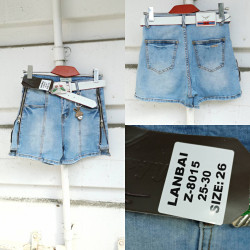 Юбка-шорты джинсовые женские оптом LANBAI 29416507 Z-8015-3
