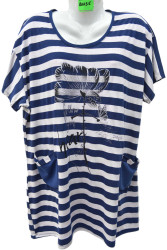 Футболки женские БАТАЛ оптом 07829143 515-328