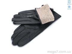 Перчатки, RuBi оптом 3 black шкіра вовна