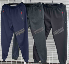 Спортивные штаны мужские (темно-синий) оптом 94013587 002-4
