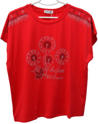 Футболки женские БАТАЛ оптом 16598274 1204-136