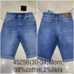 Шорты джинсовые женские CRACKPOT БАТАЛ оптом 20748916 4529-3