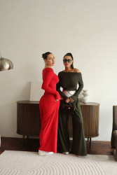 Костюмы женские (зеленый) оптом 56074839 010-115