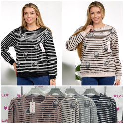 Кофты женские БАТАЛ оптом 53817946 0102-65